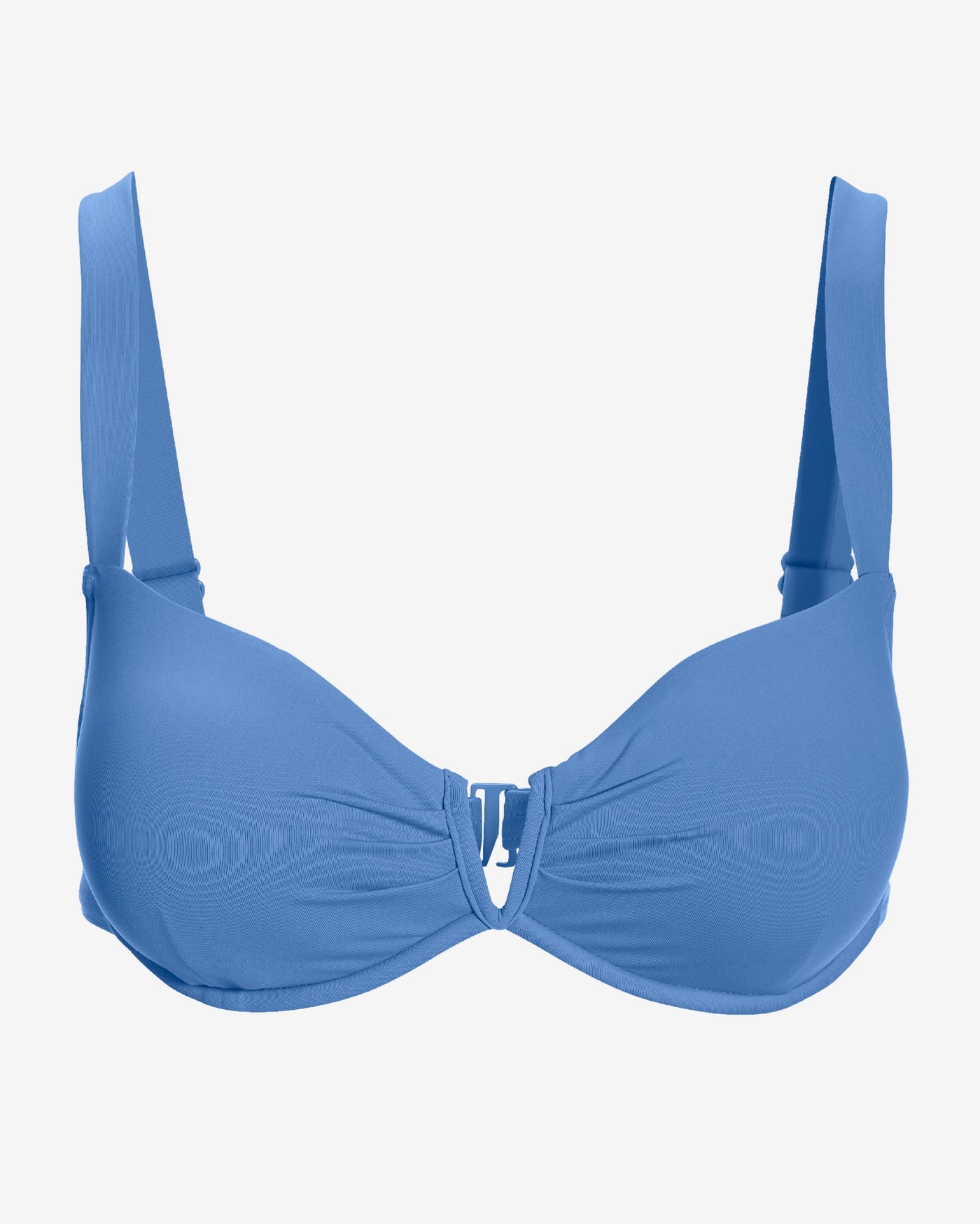 Swim Sense V Wire Bikini Top Cornflower Blue