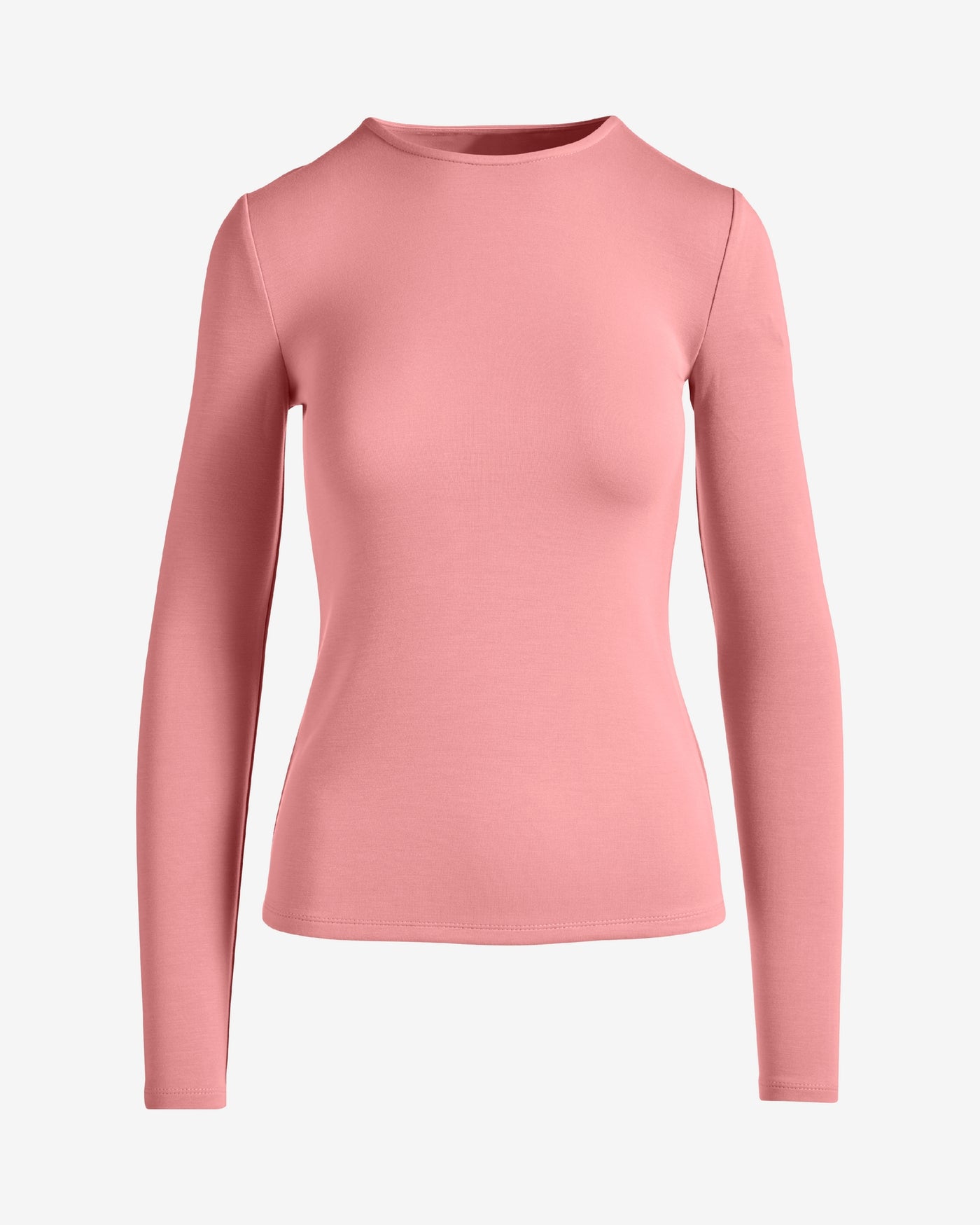 Crew Neck Knit Top Desert Rose