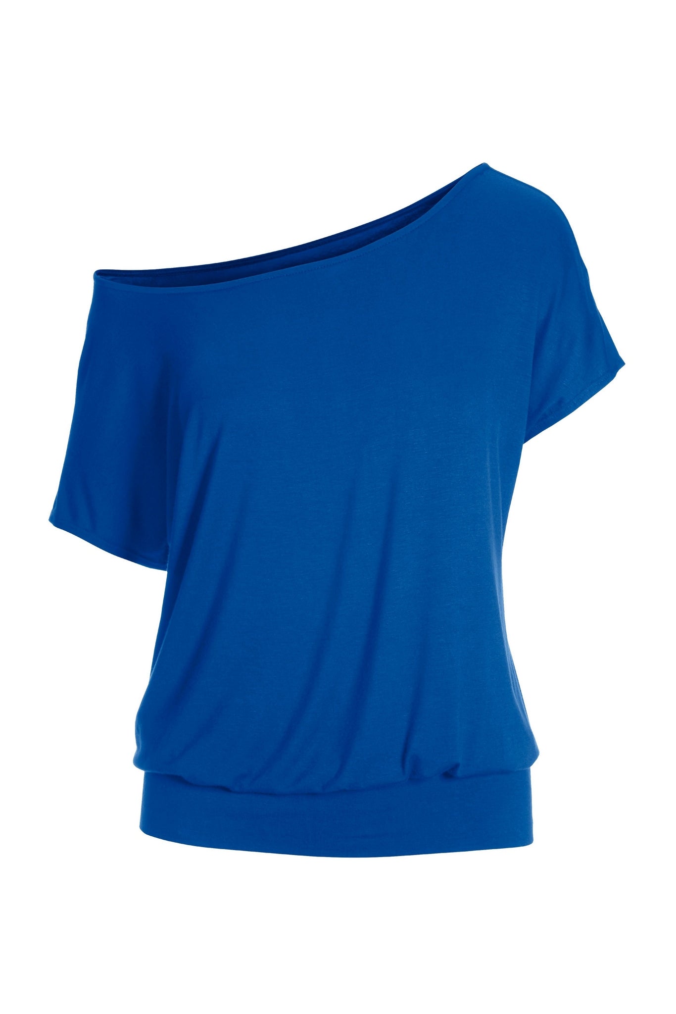 Slouchy Short Sleeve Blouson 2BL18 Lapis Blue