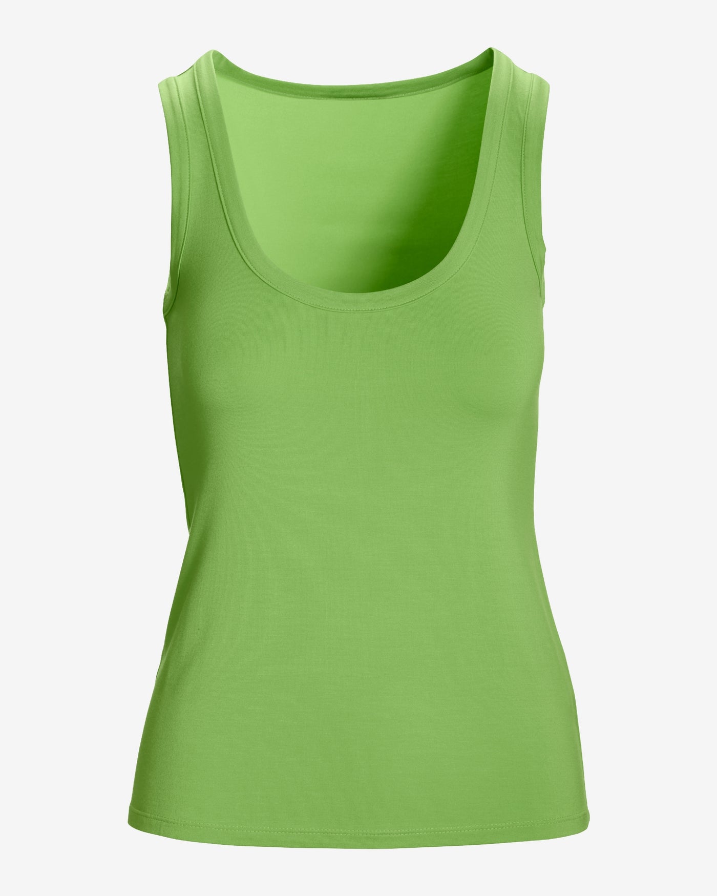 So Effortless Scoop-Neck Tank Top Opaline Green