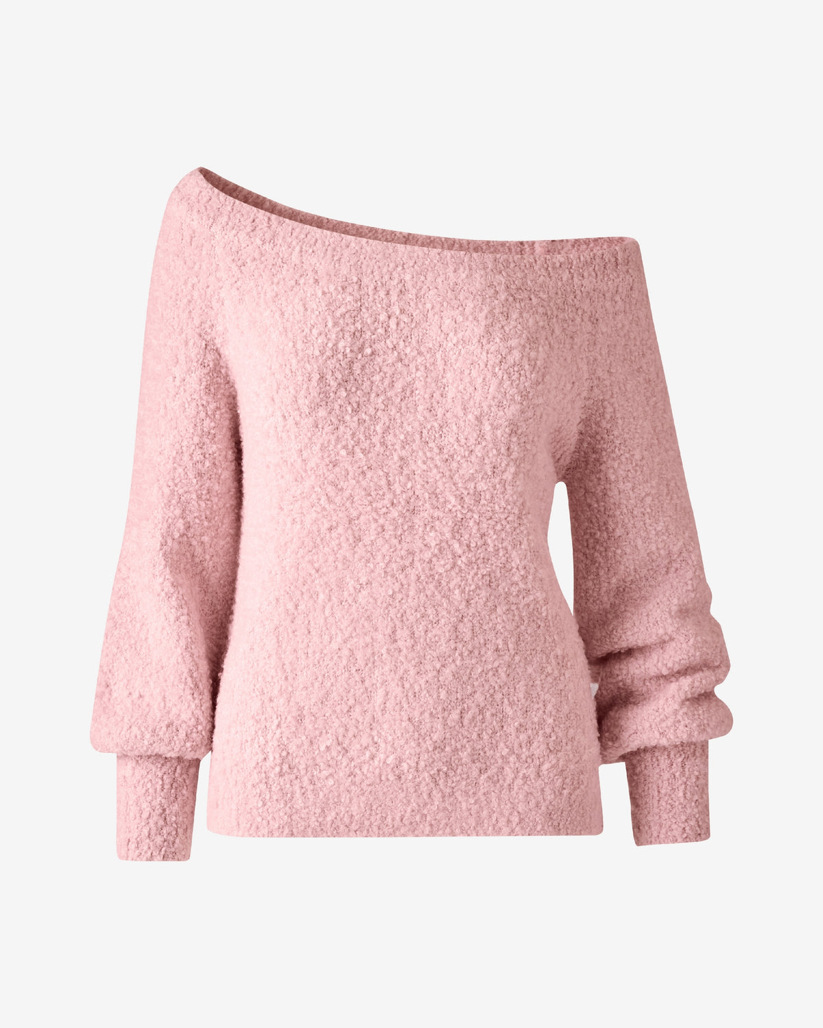 Boucle Yarn Slouchy Sweater Ballerina