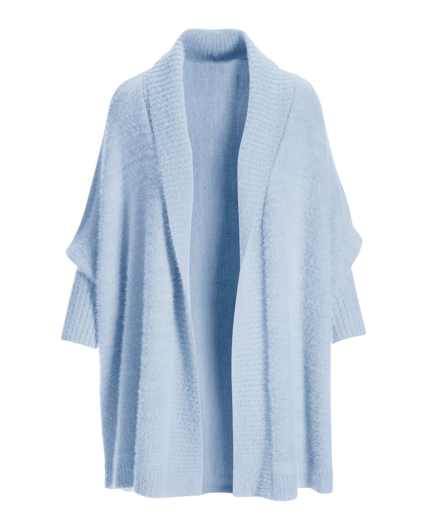 Plush Relaxed Cardigan Kentucky Blue
