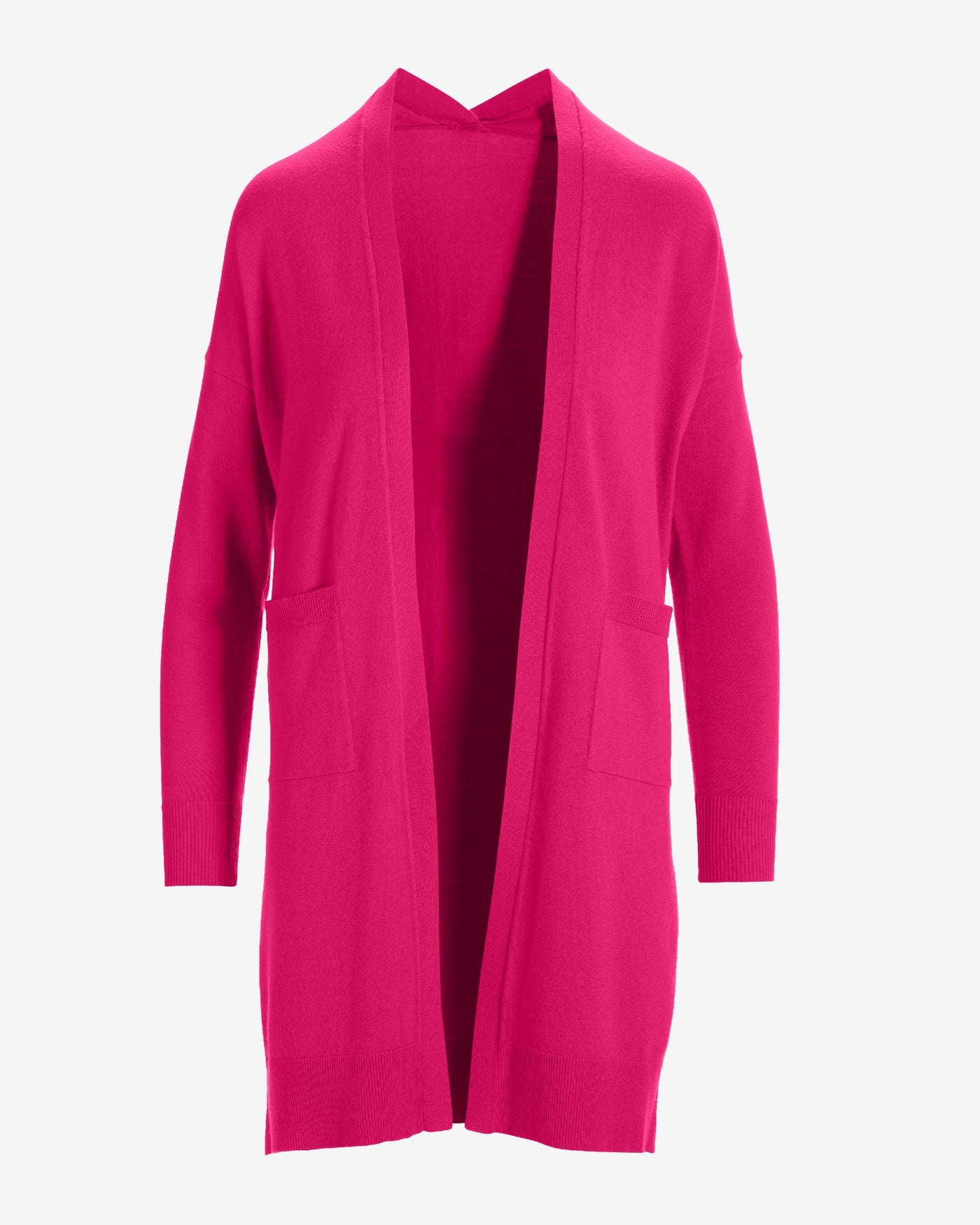 Lightweight Long Effortless Cardigan Cabaret Pink
