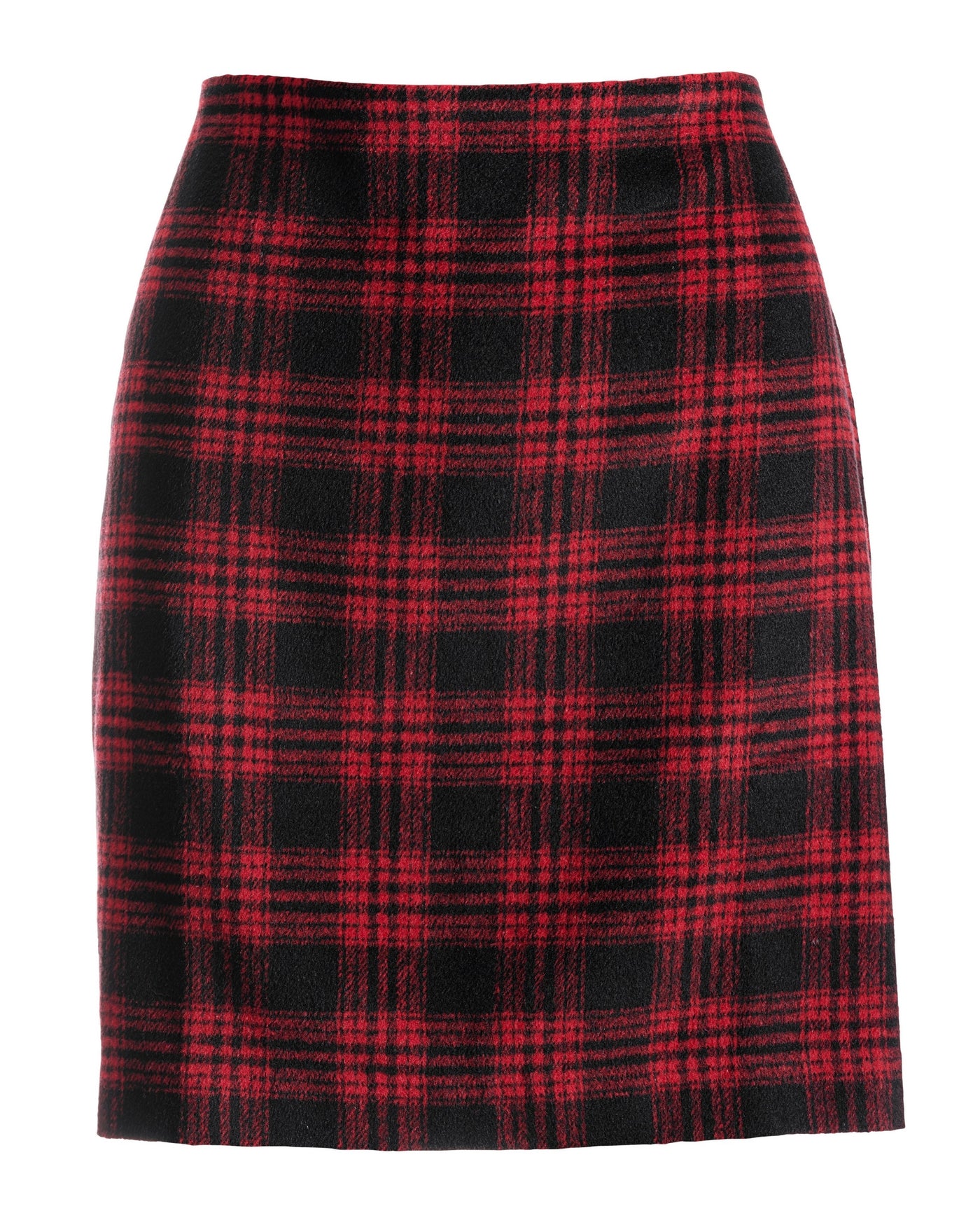 Holiday Plaid Mini Skirt Red Multi