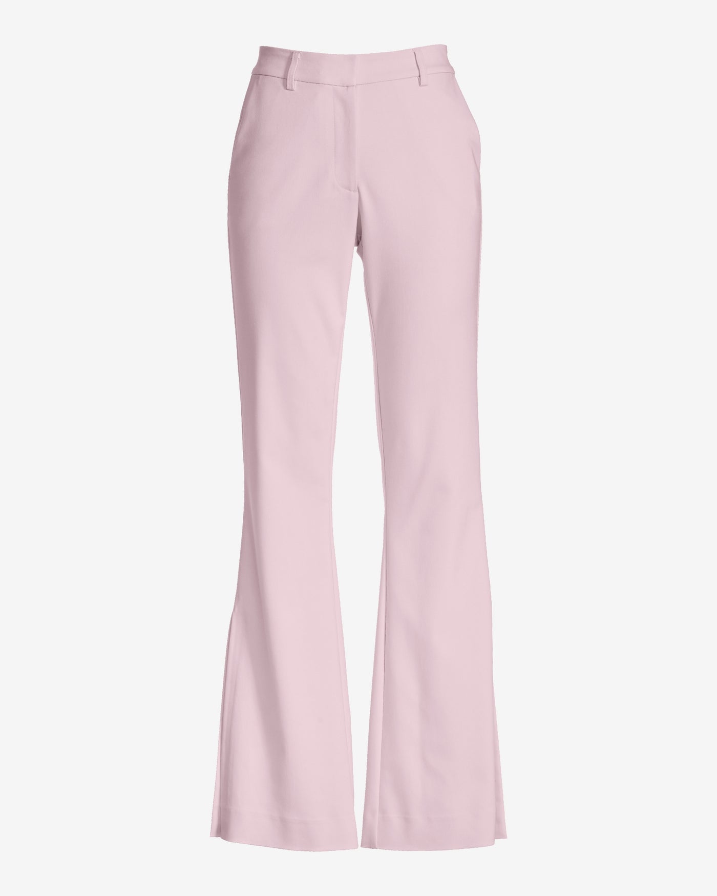 Monterey Modern Bootcut Side-Slit Trouser Pant Pink Quartz