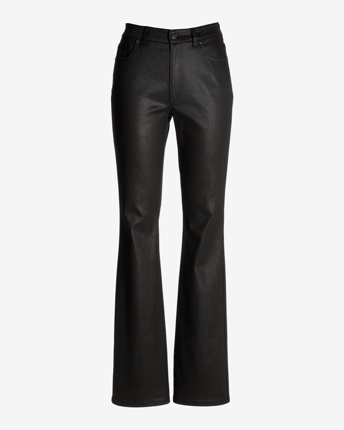 Monterey Coated High Rise Bootcut Jean Black
