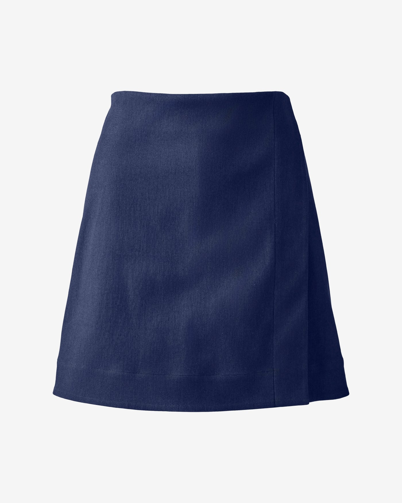 Twill Wrap Skort Navy