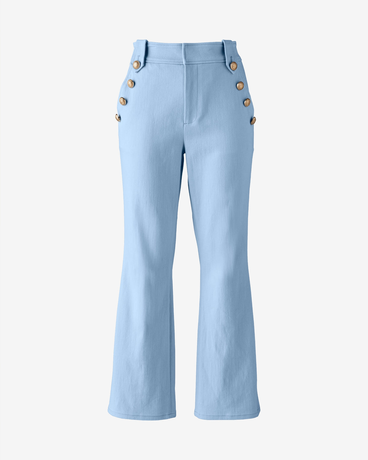 Colored Denim Kick Flare Jean Blue Bell