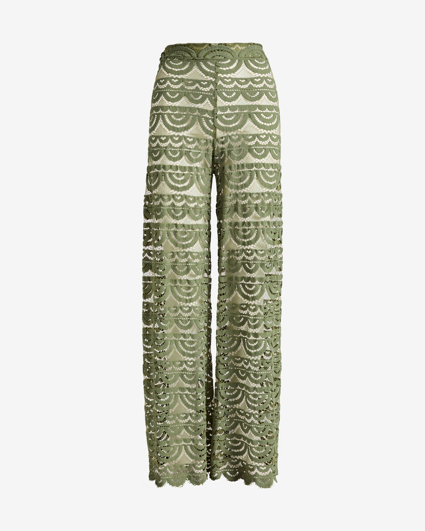 PQ Swim x Boston Proper Lace Coverup Pant Olive