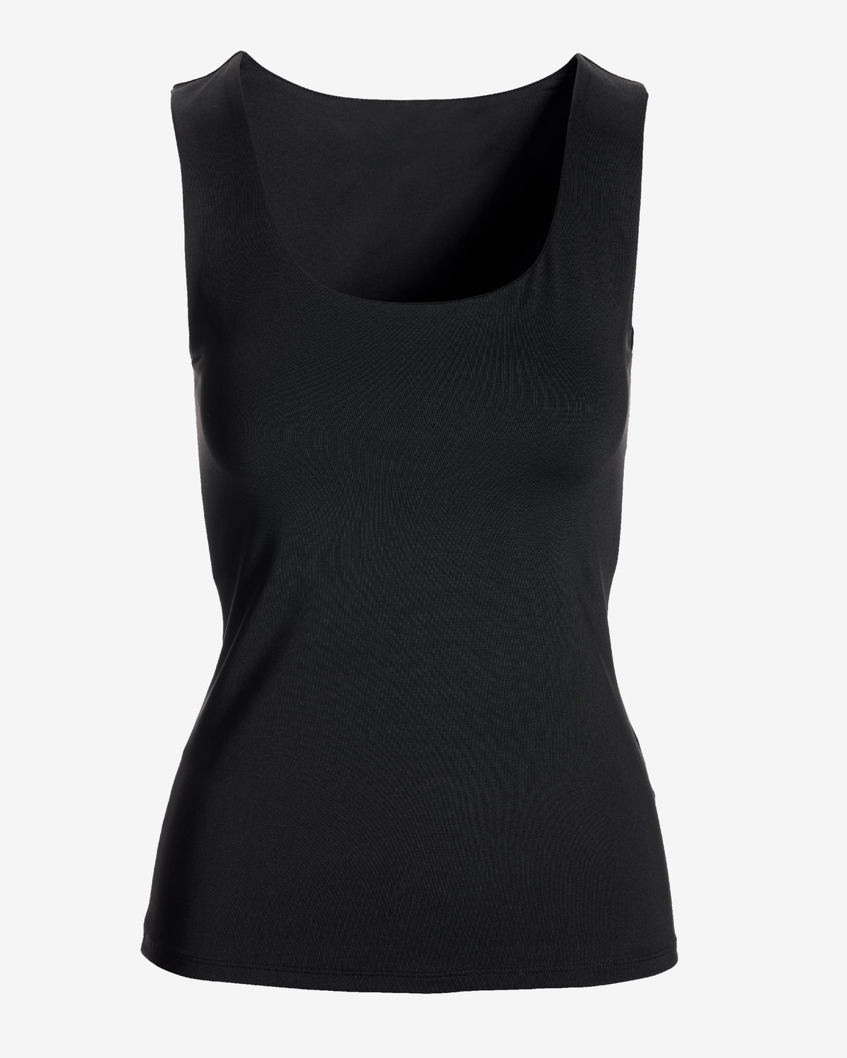 So Modern Scoop Neck Tank Top Proper Black