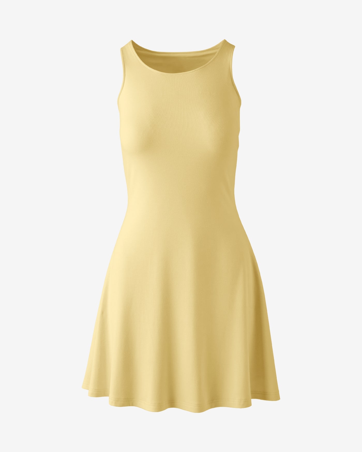 Tank A-Line Dress Pale Banana