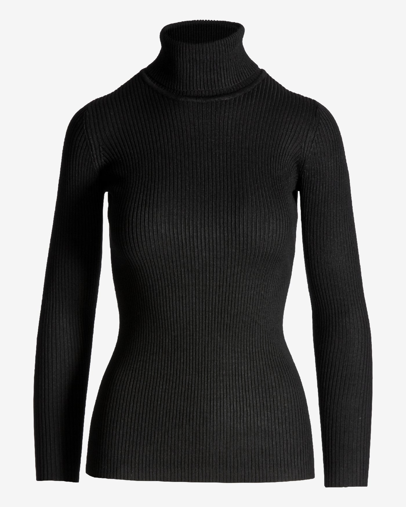 Ribbed Turtleneck Sweater Proper Black