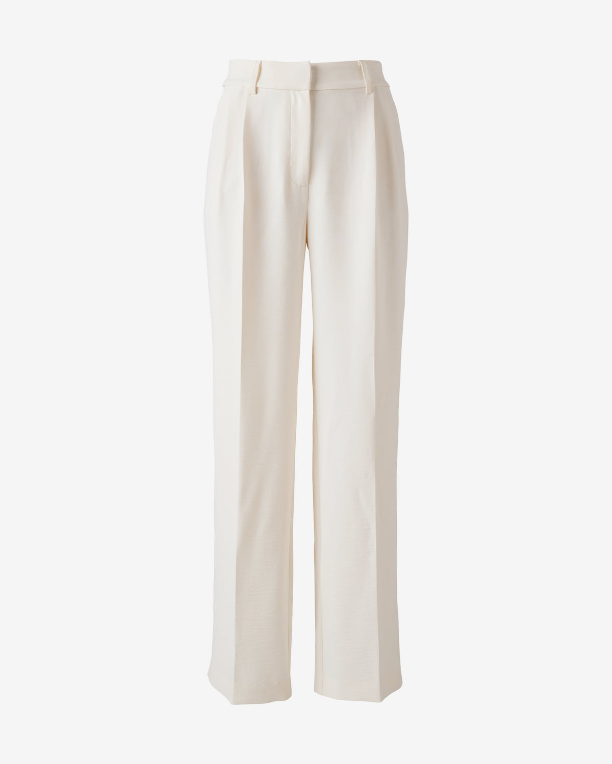 Textured Wide Leg Pant Off White