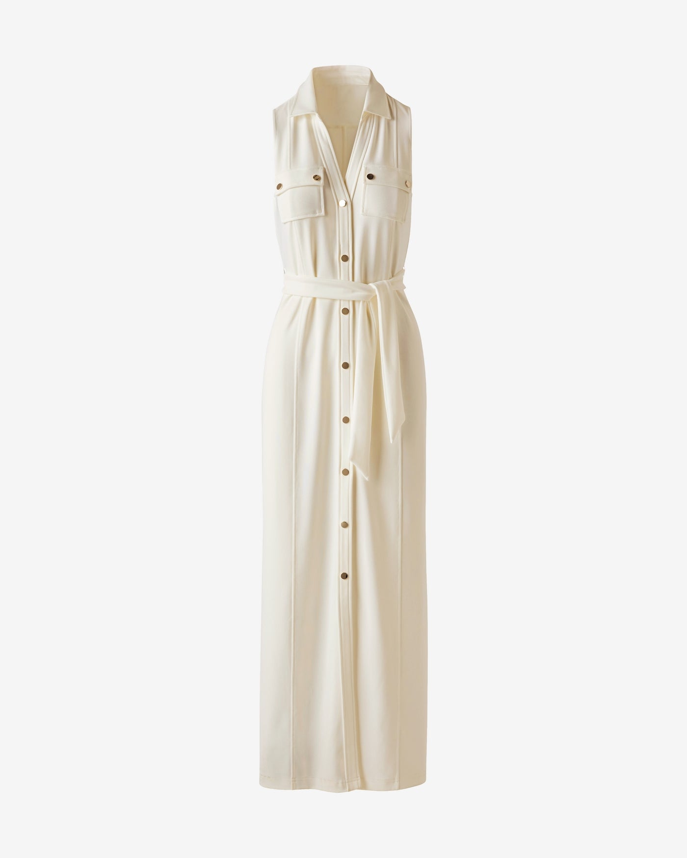 Beyond Travel Belted Maxi Dress Ivory Coast