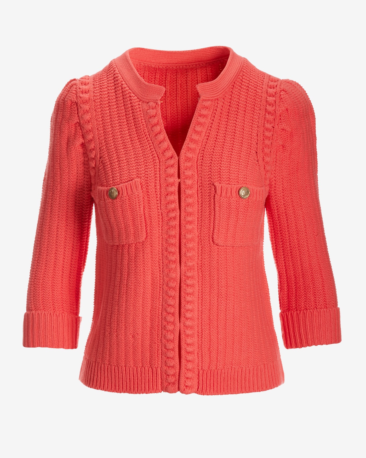 Puff Sleeve Sweater Cardigan Dubarry