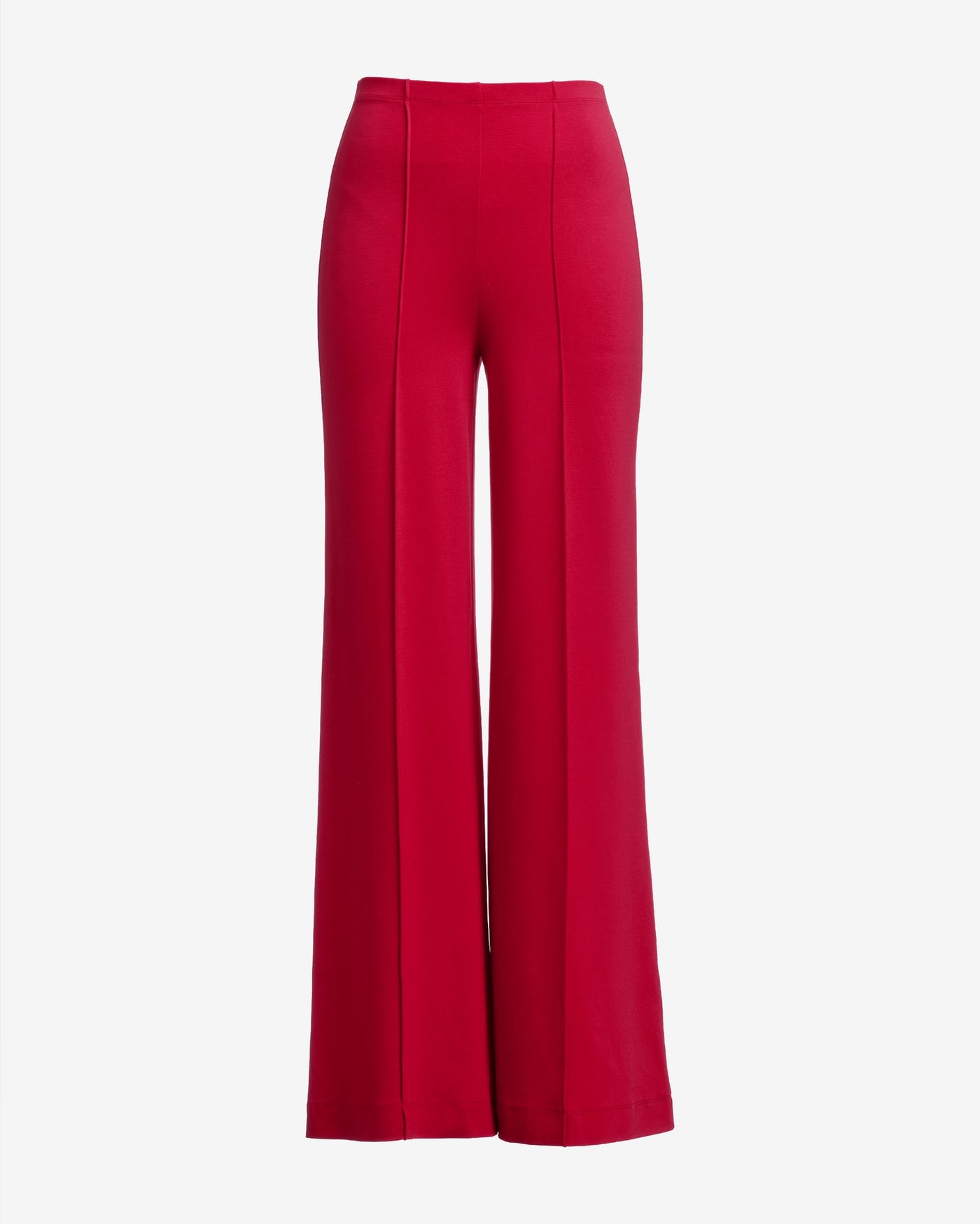 Malibu Ultimate Pull-On Ponte Pant Lipstick Red