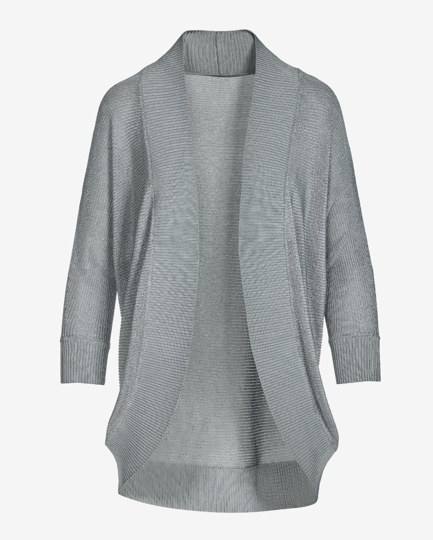 Effortless Cocoon Cardigan Silver