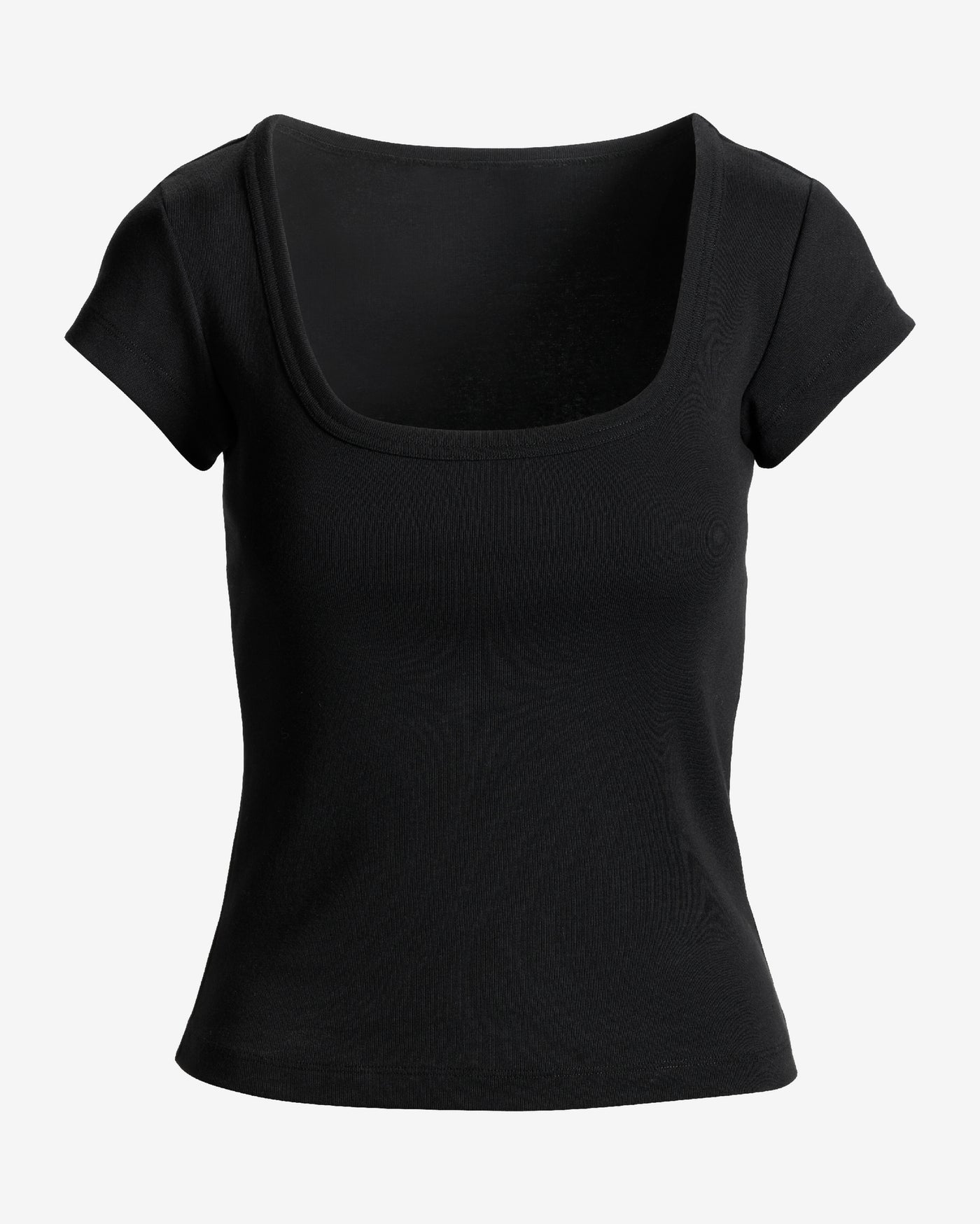 Cotton Cap Sleeve T-Shirt Proper Black