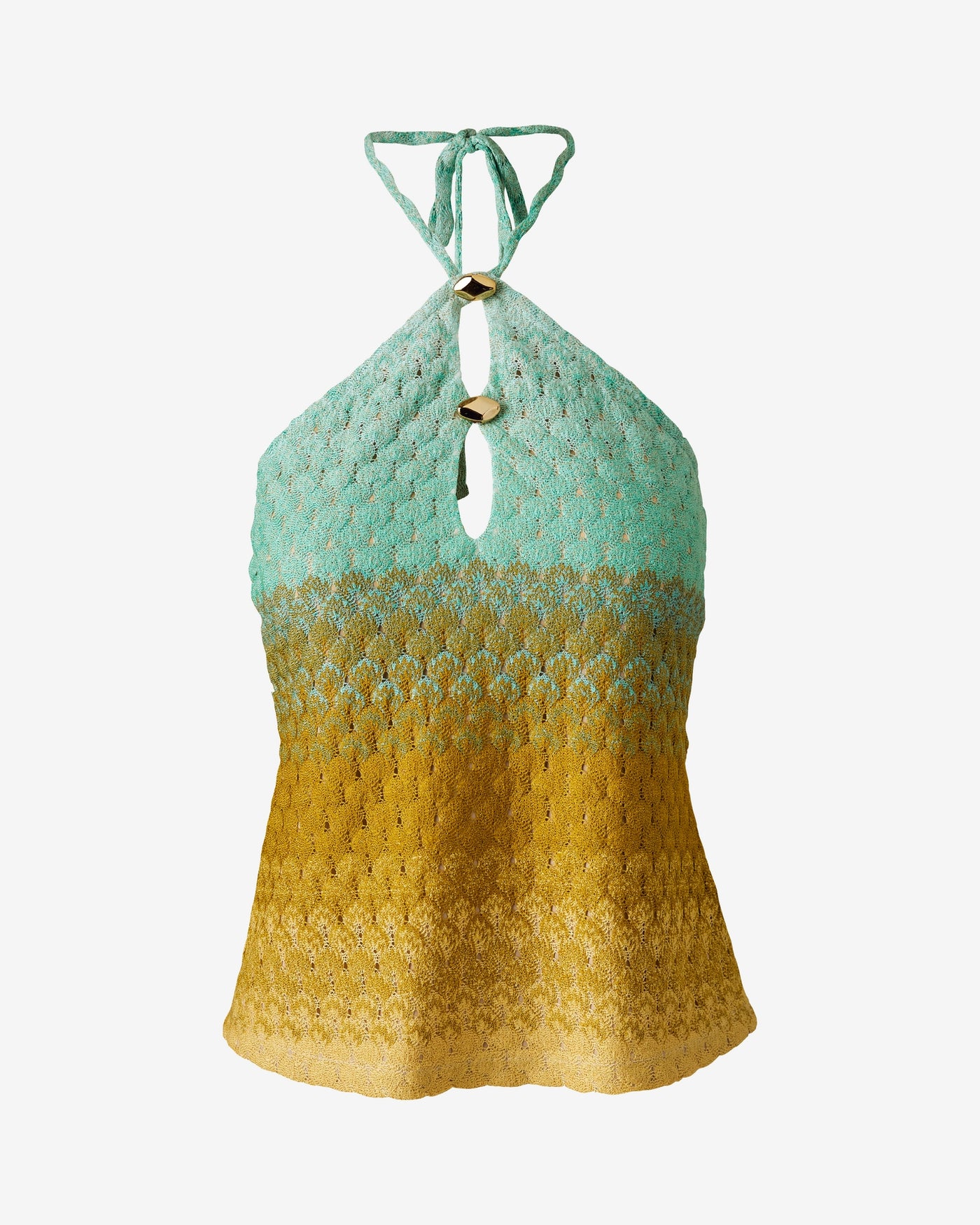 Ombre Halter Cutout Top Multi