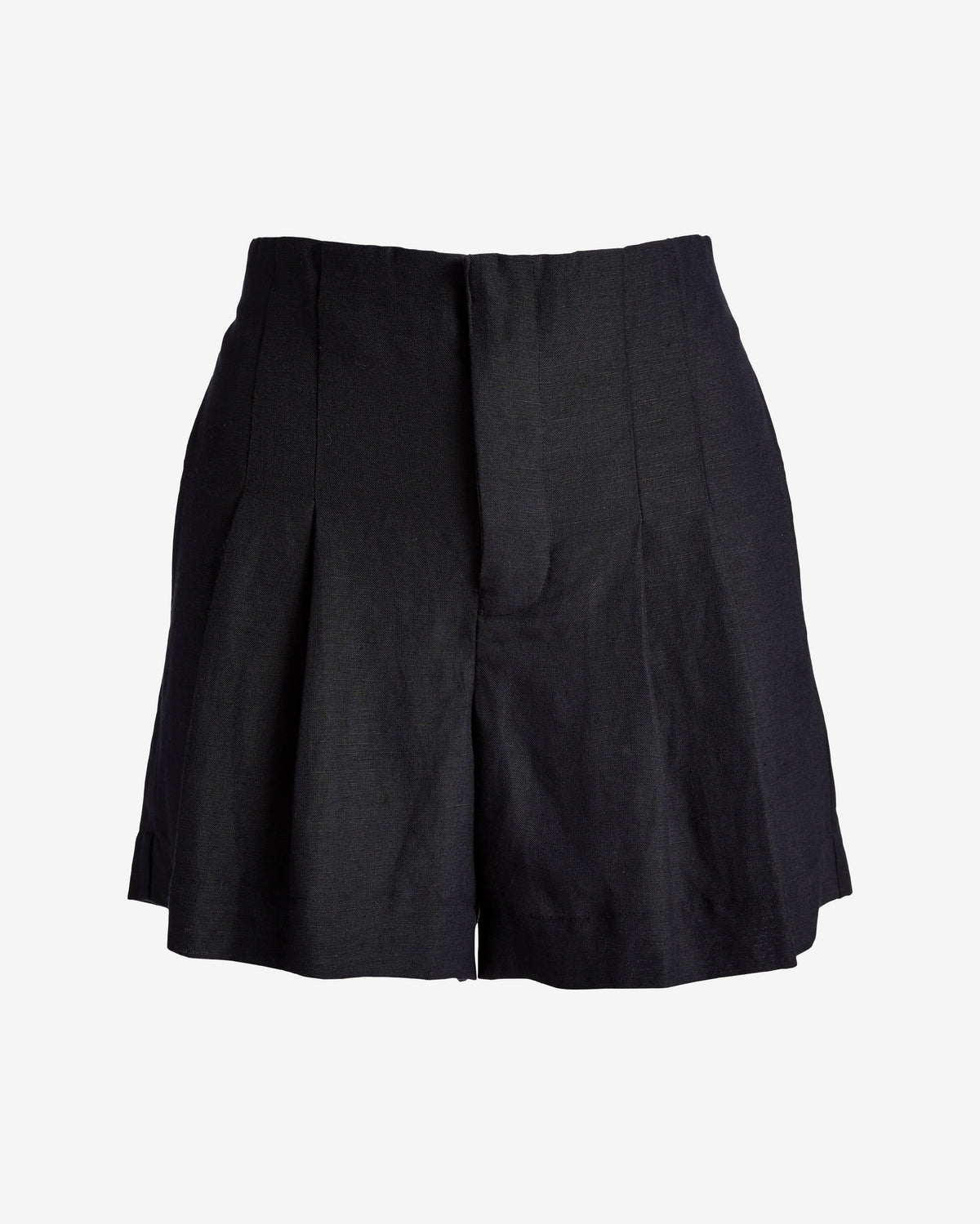 Linen Short Black