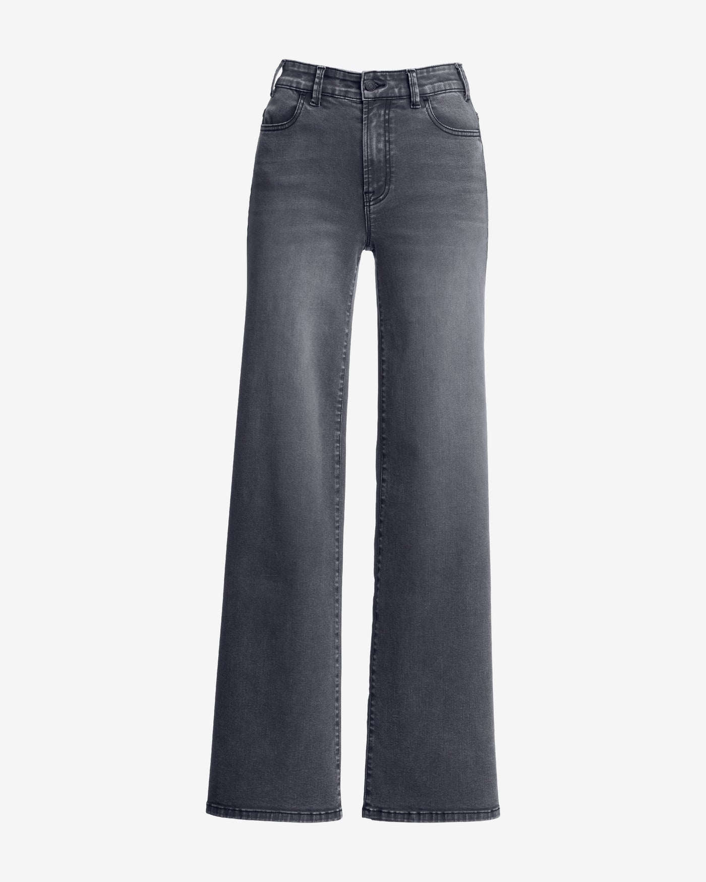 Malibu High-Rise Wide Leg Jean Gray Wash