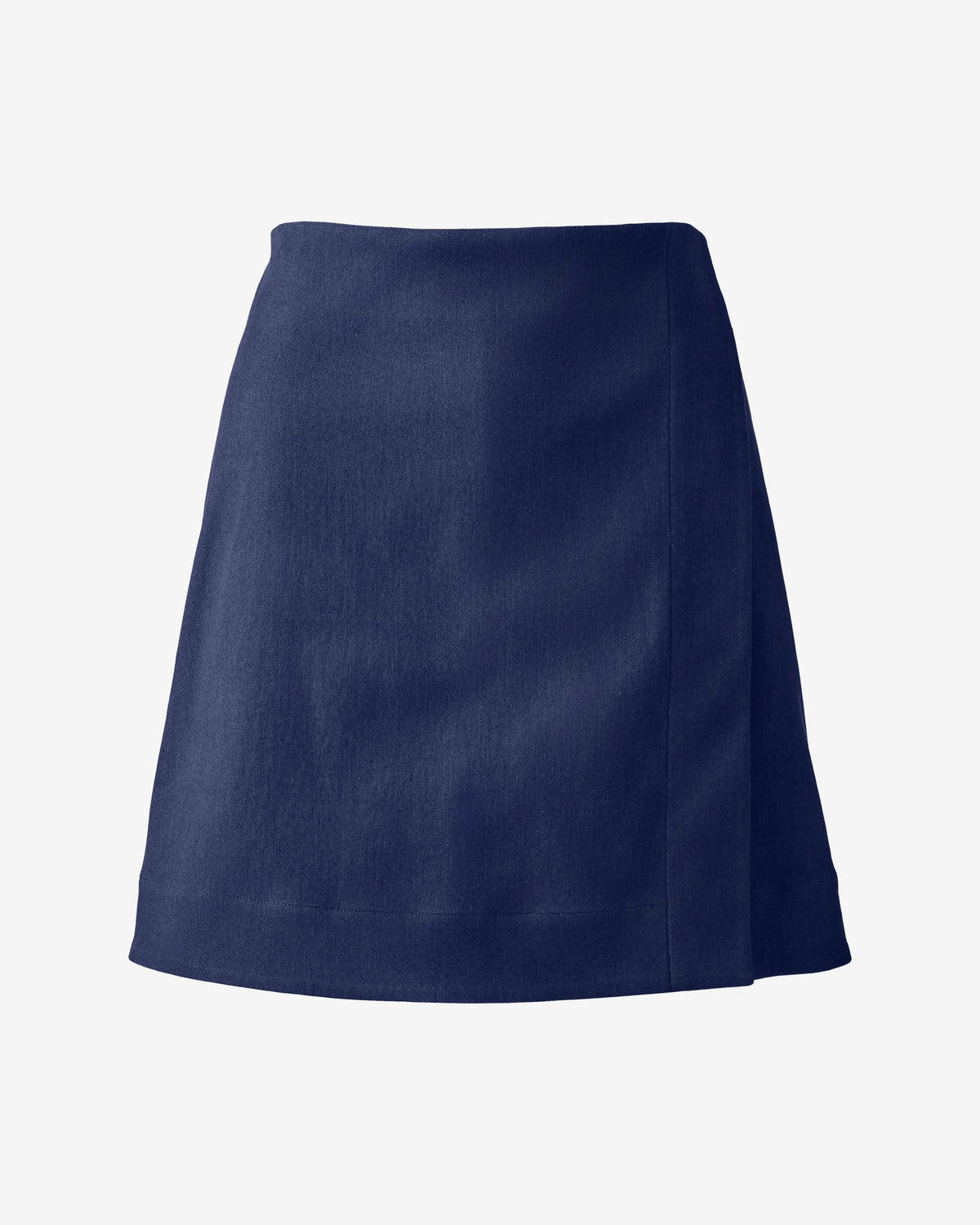 Twill Wrap Skort Navy