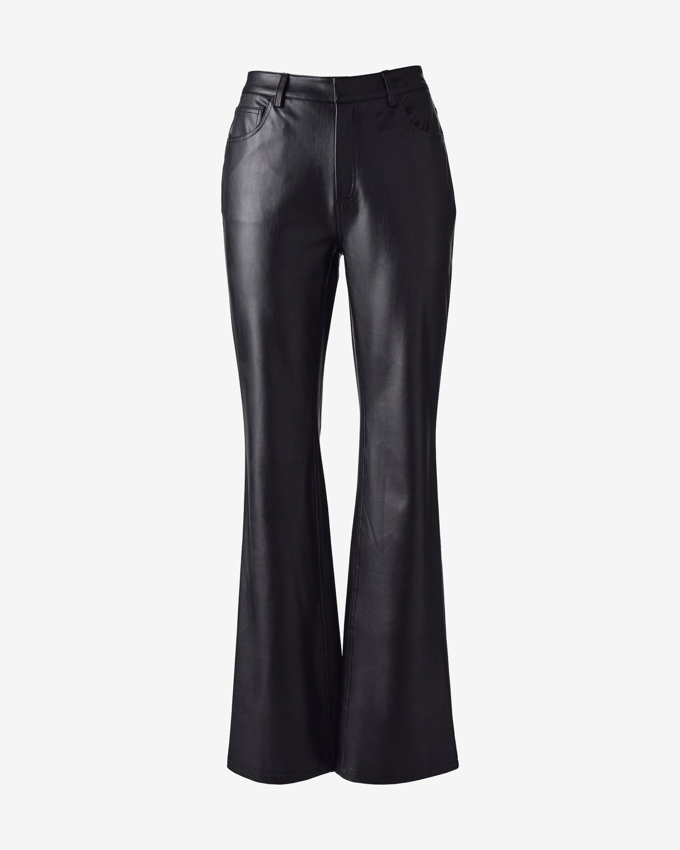 Faux Leather Monterey High Rise Trouser Proper Black