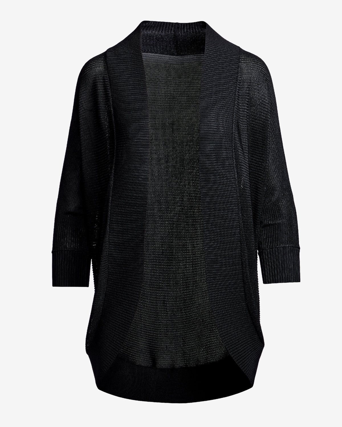 Effortless Cocoon Cardigan Black