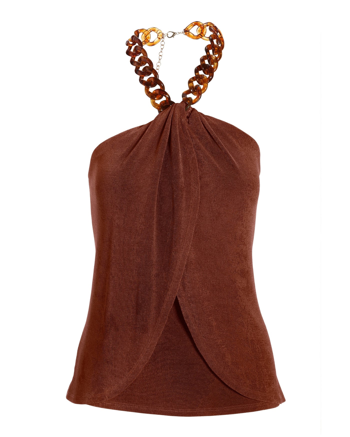 Slinky Chain High Neck Tank Copper