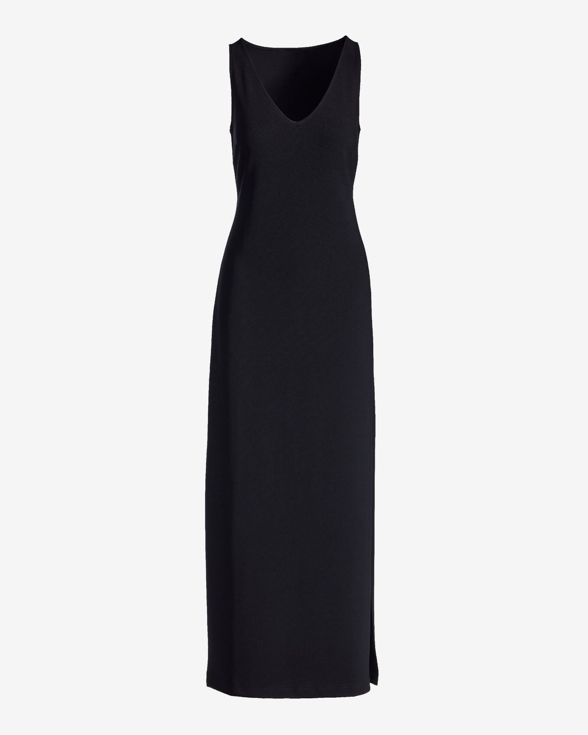 Beyond Travel Sleeveless V Neck Maxi Dress Jet Black