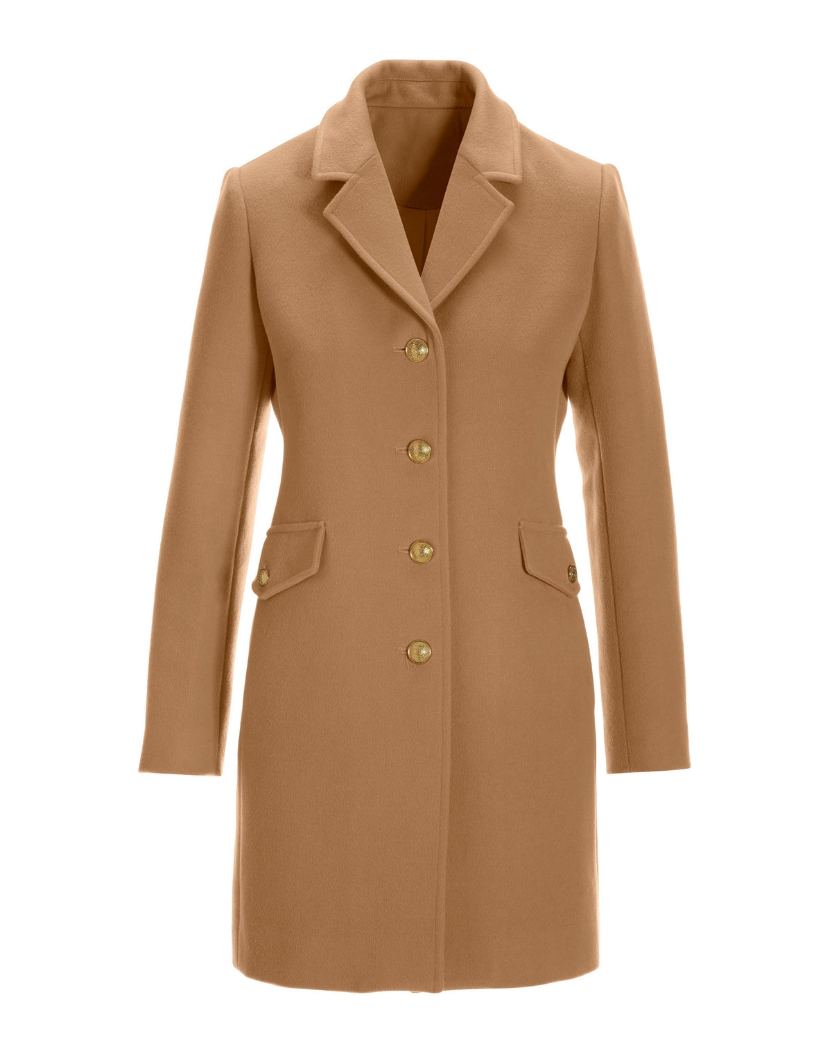 Classic Tailored Coat Camel