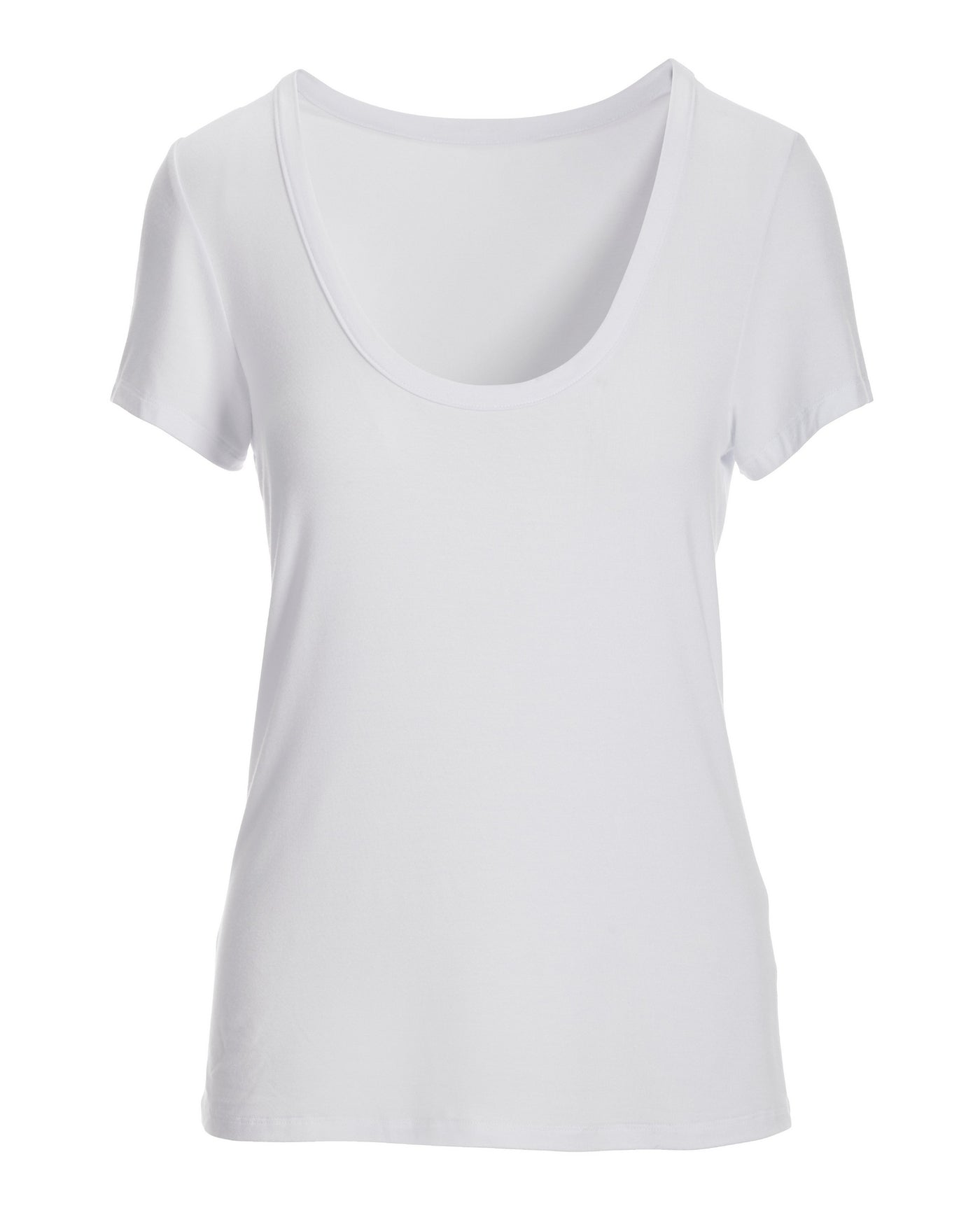 So Effortless Scoopneck T Shirt White