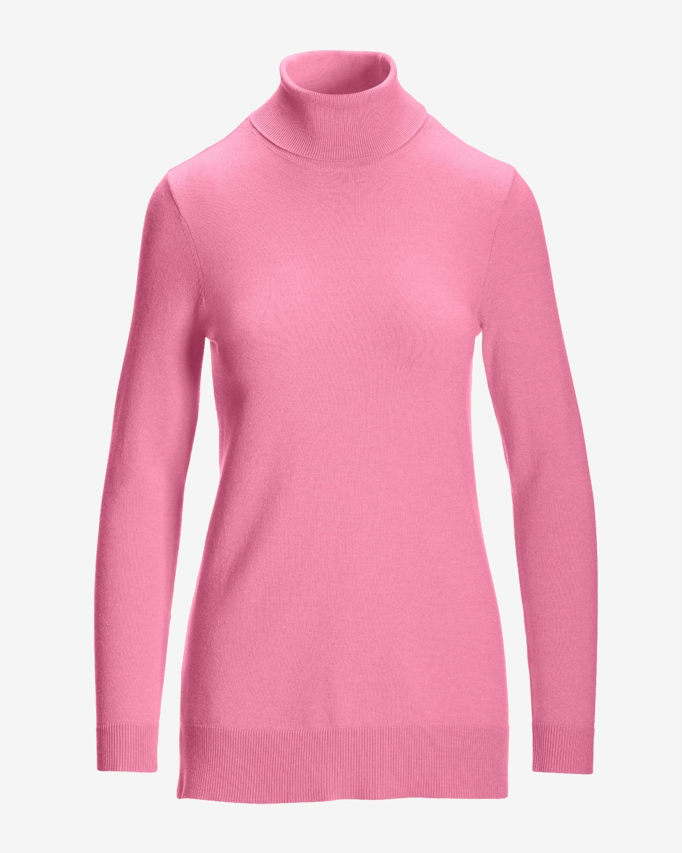 Lightweight Turtleneck Sweater Sachet Pink