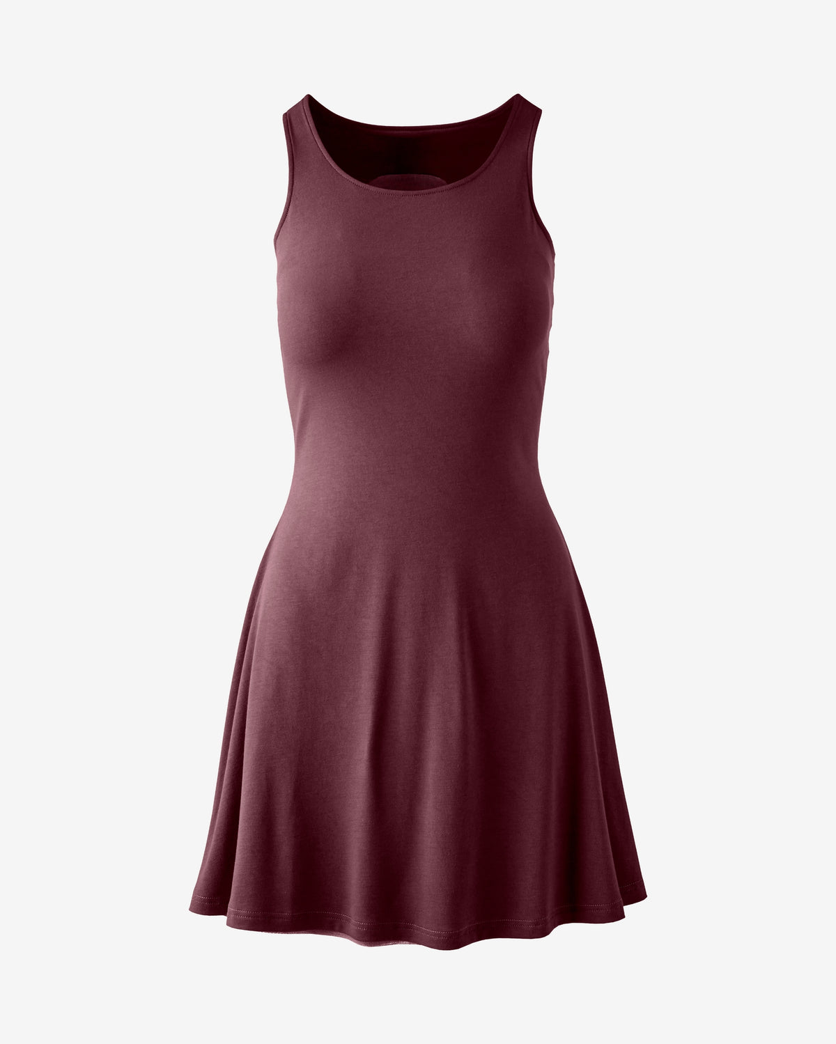Tank A-Line Dress Tawny Port