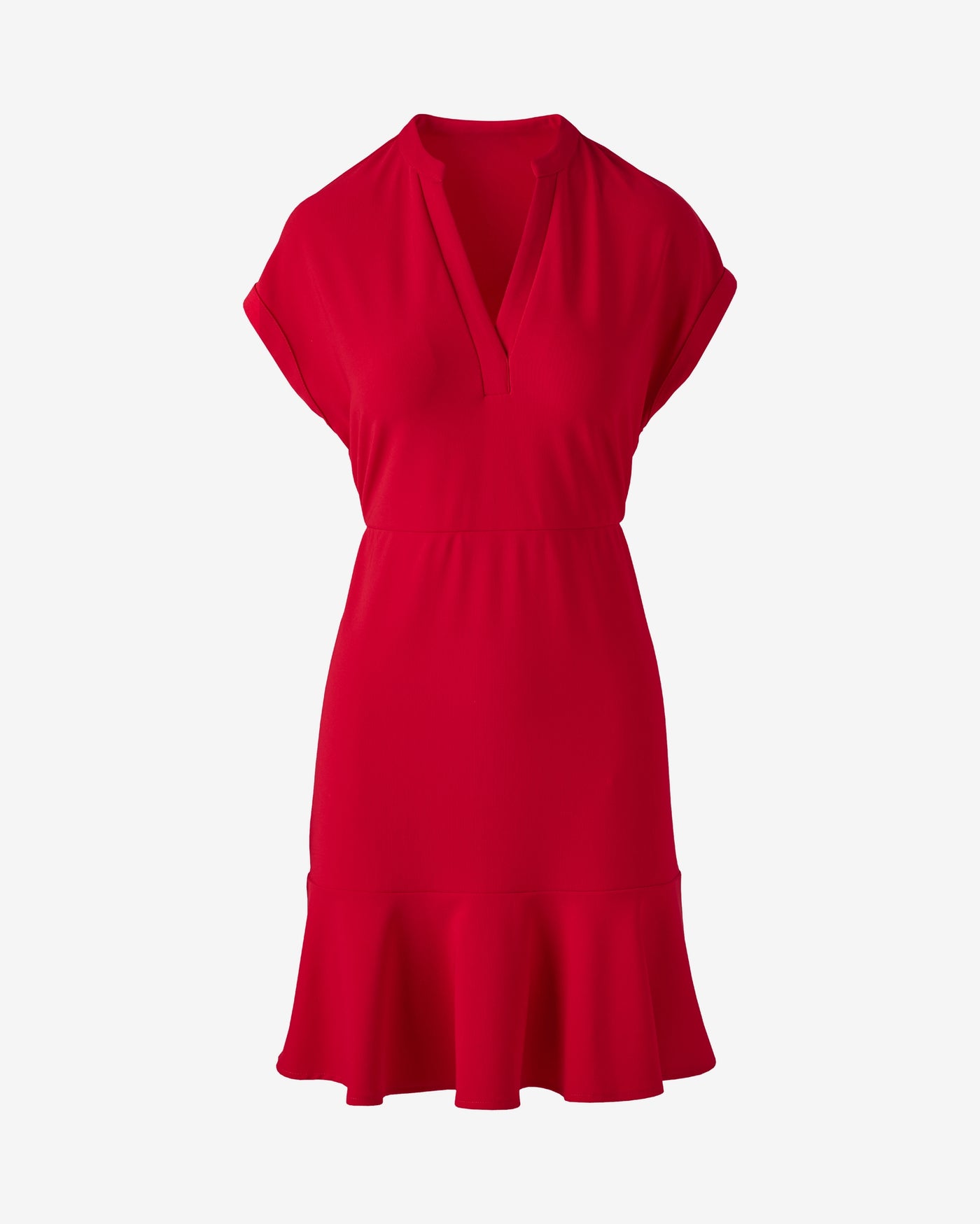 Beyond Travel Cap Sleeve Dress Tango Red