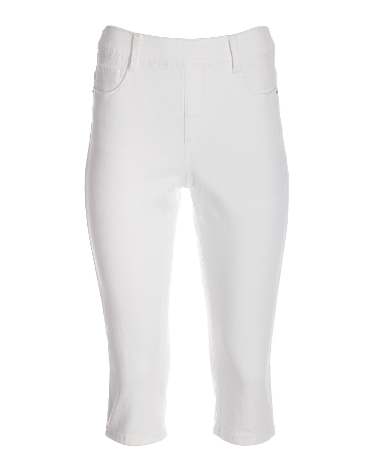 Pull-On Pedal Pusher White