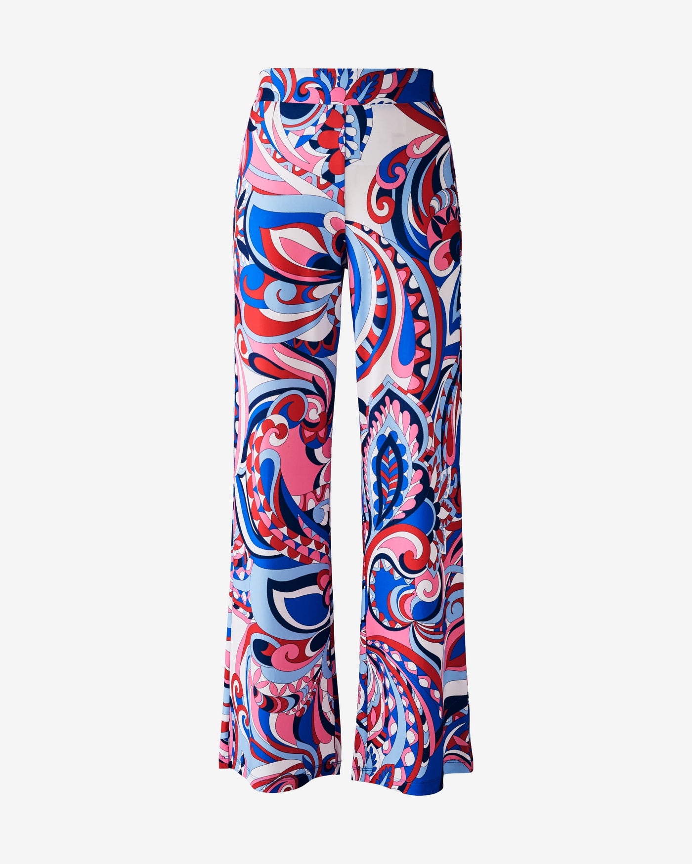 Malibu Print Wide Leg Pant Americana Abstract
