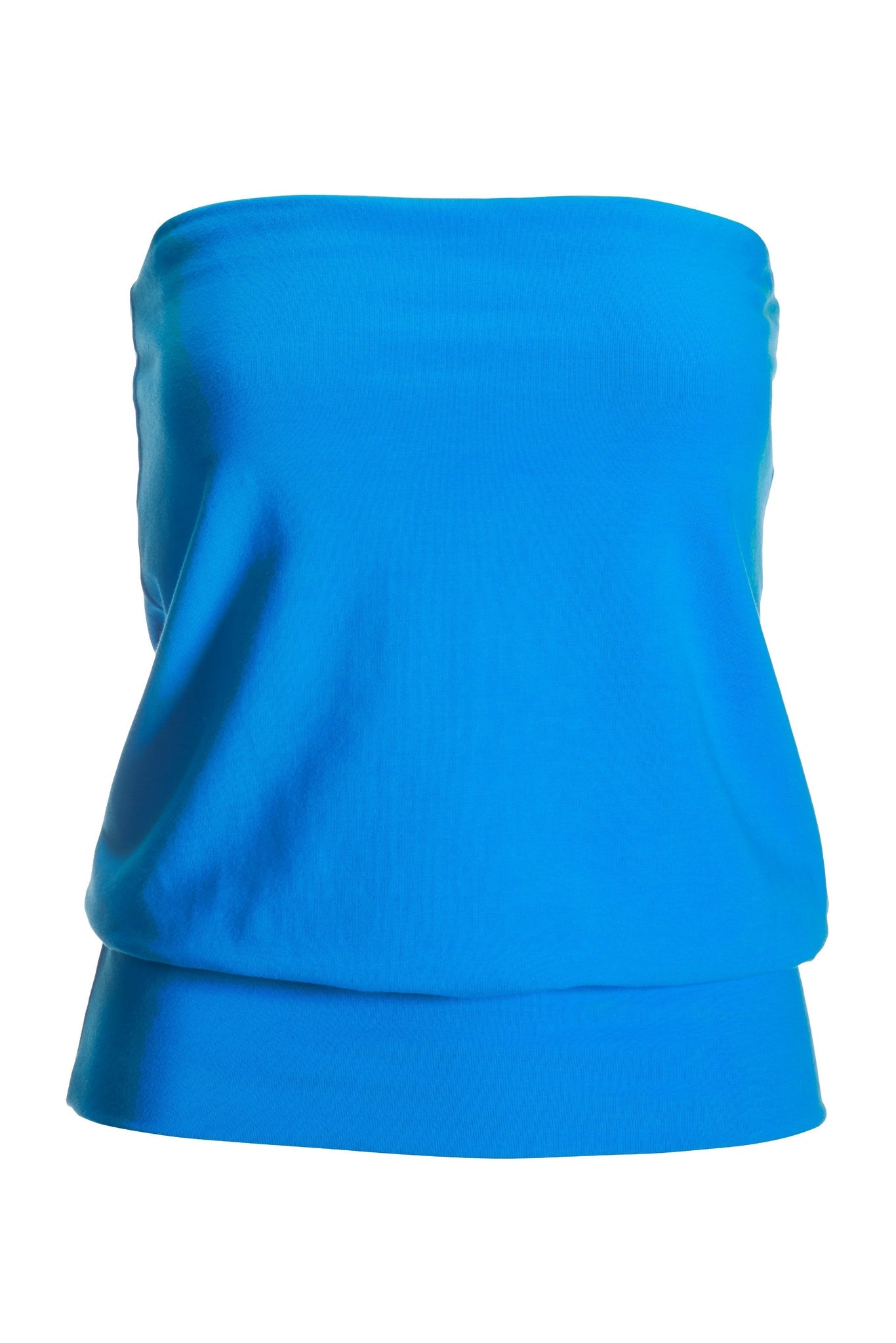 So Sexy Strapless Blouson Tube Top 2BL20 Diva Blue