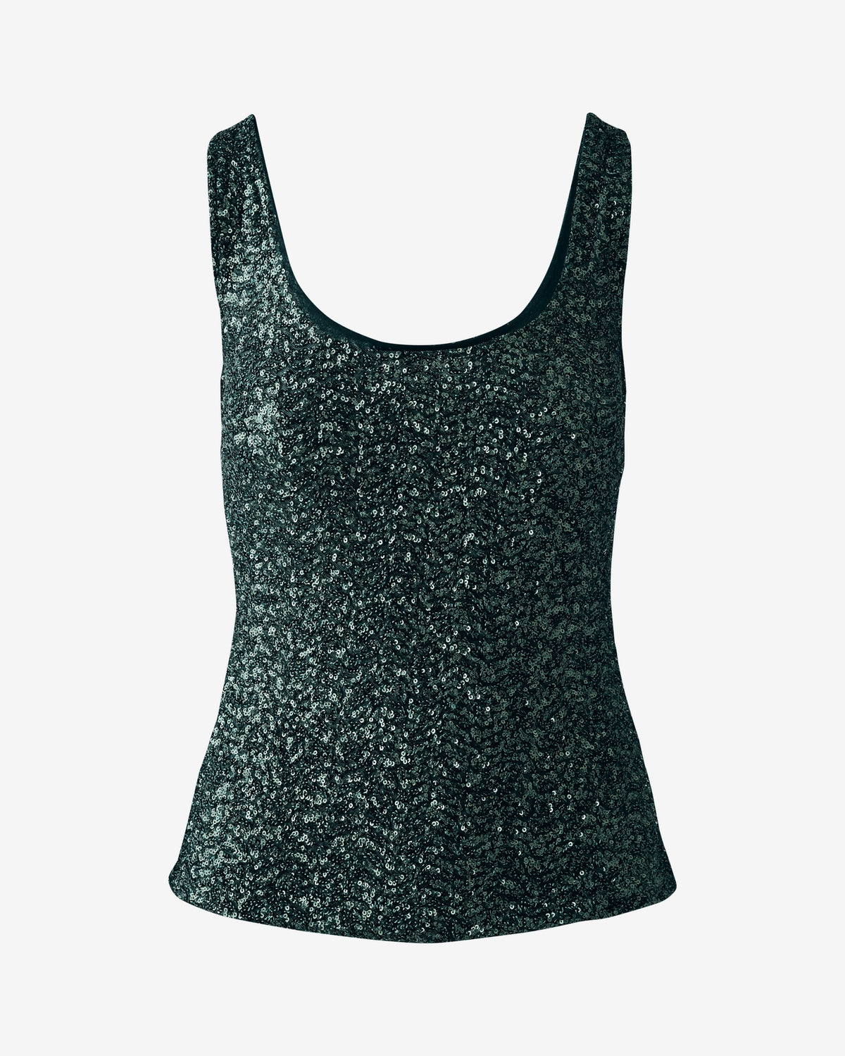 Sequin Scoop Neck Tank Hunt Club