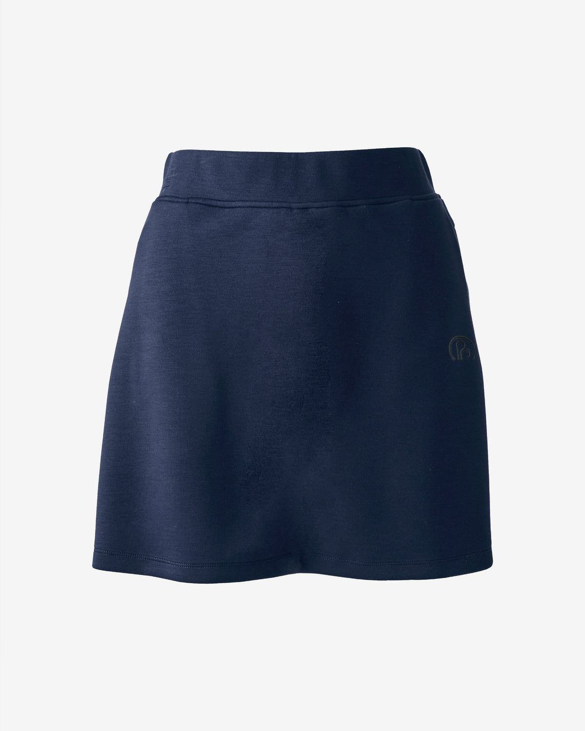 Luxe Lounge Flat Front Skort Navy