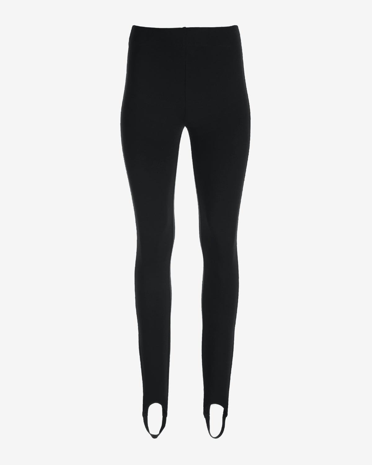 Aspen Ponte Knit Pull On Stirrup Legging Black