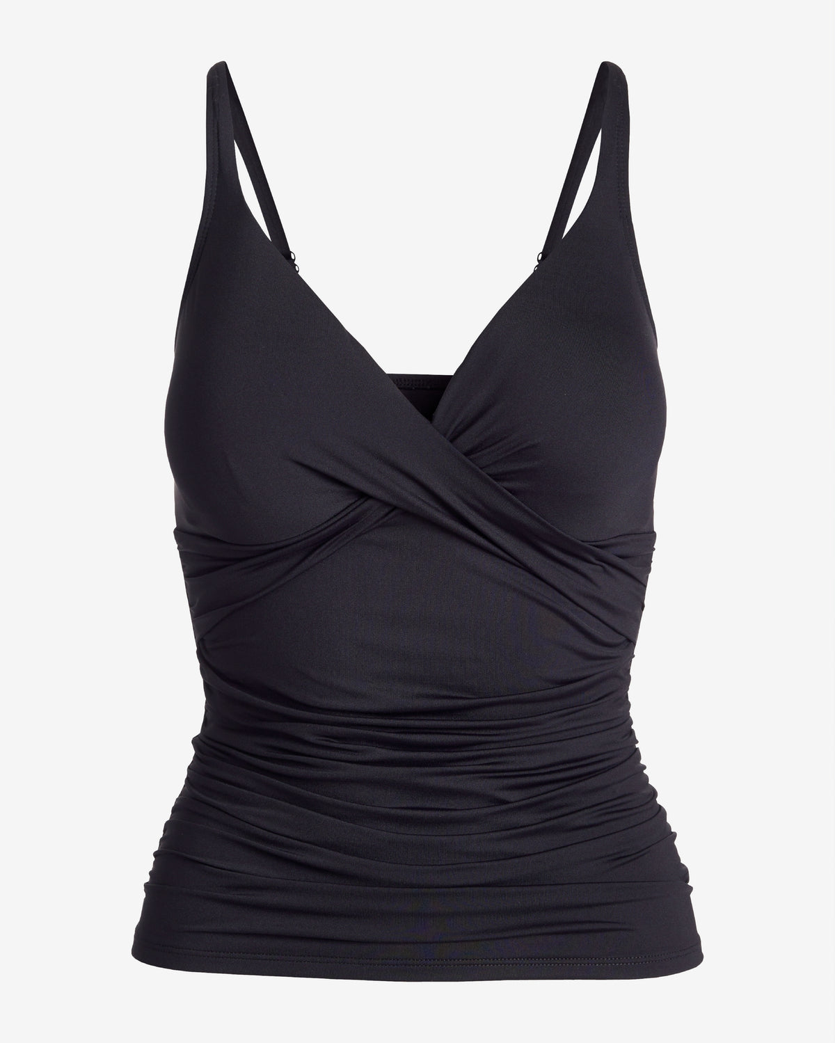 Swim Sense V-Neck Tankini Top Proper Black