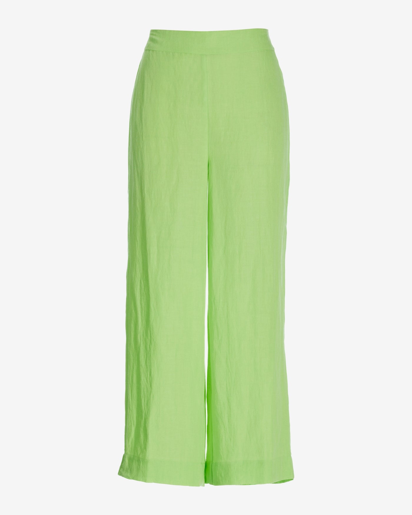 Malibu Linen Cropped Pant Paradise Green