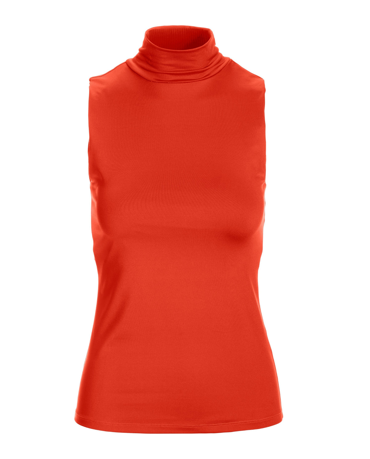 So Modern Sleeveless Mock Neck Top Caliente