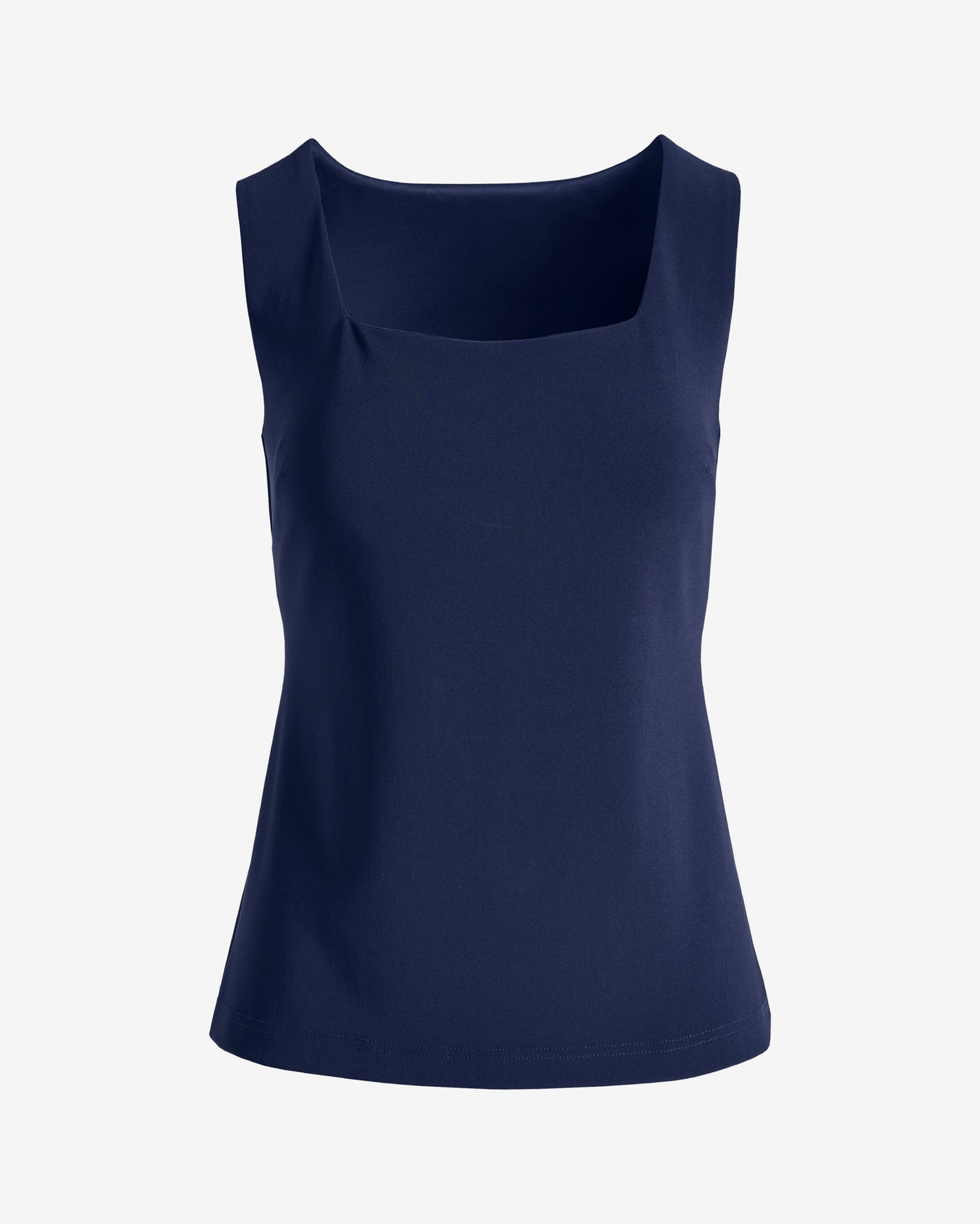 Beyond Travel Square Neck Sleeveless Shell Top Maritime Navy