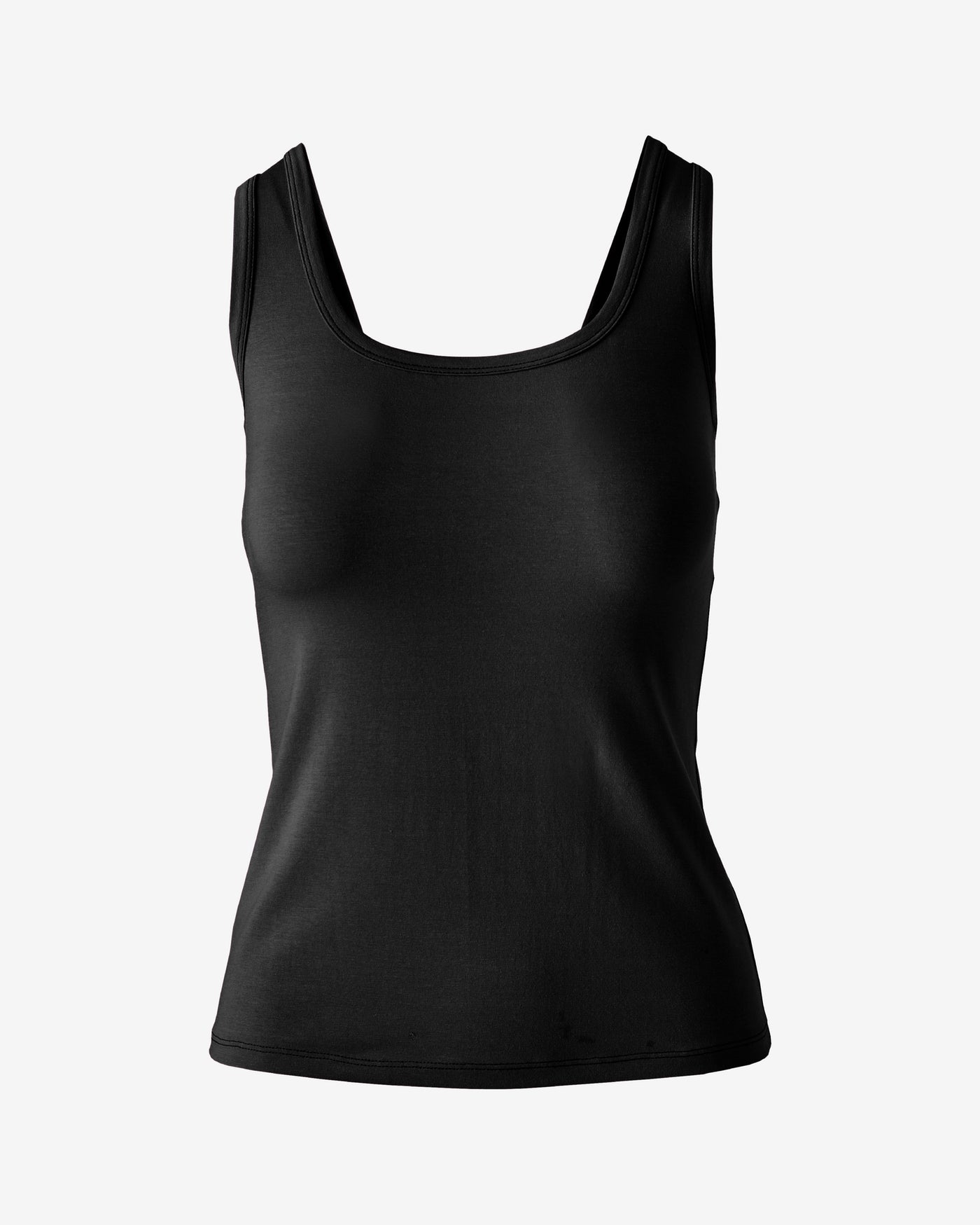 So Sexy Square Neck Knit Top Proper Black
