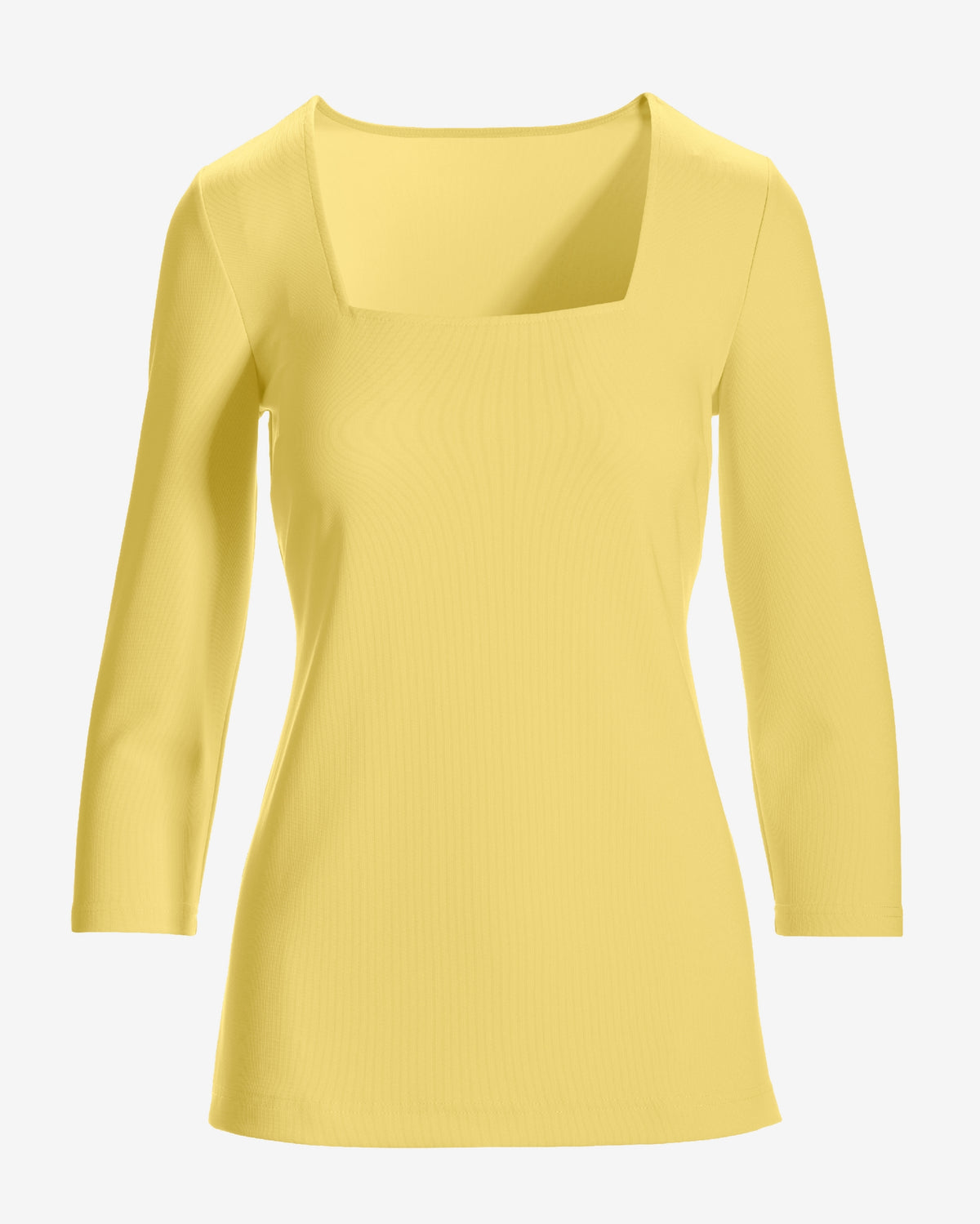 Beyond Travel Three Quarter Sleeve Top Lemon Drop