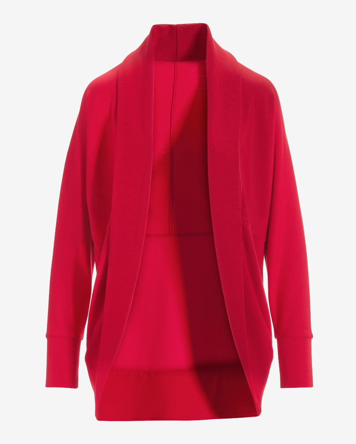 Luxe Lounge Cocoon Cardigan Racing Red