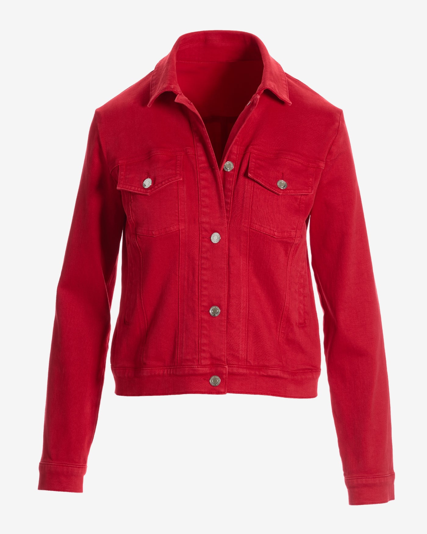 The Essential Denim Jacket Racing Red