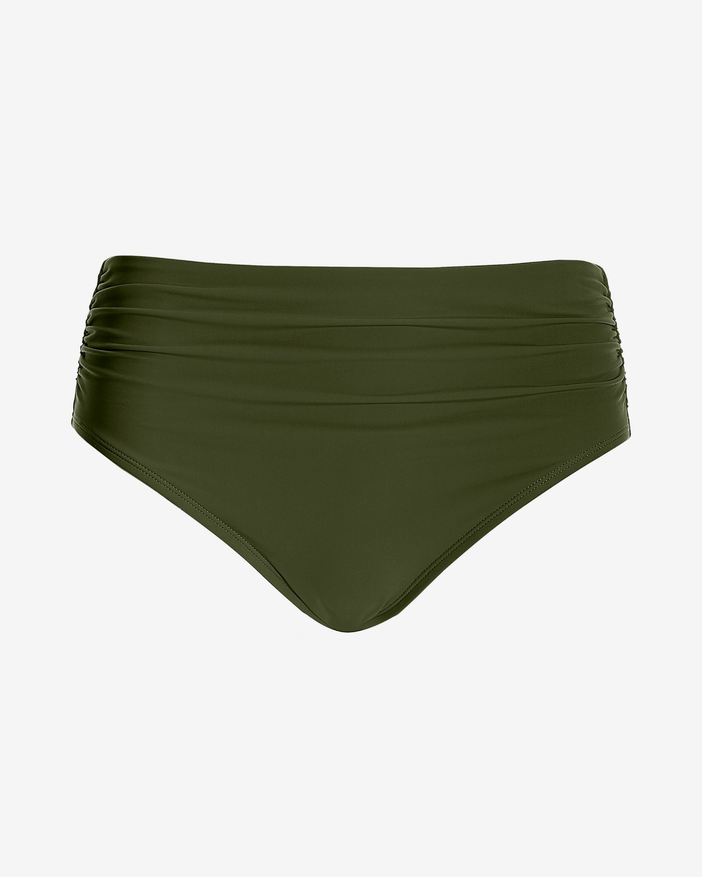 Swim Sense High-Waisted Bikini Bottom Forest Night